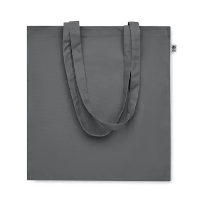 Torba z bawełny organicznej 220 g/m² BENTE COLOUR - Kamienny Szary (MO2197-15)