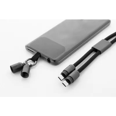 Fastly Kabel ładujący 60 W - smycz RPET - czarny (AP864118-10)