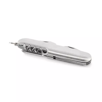Scyzoryk z aluminium 5 funkcji MULTICHILLO - Srebrny (MO2531-14)
