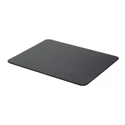 Podkładka pod mysz z PU z recyklingu 22x18 cm BETA - Czarny (MO2174-03)