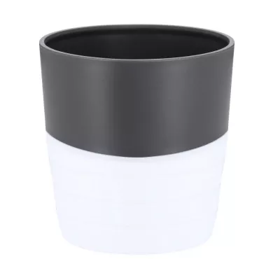 Składany kubek podróżny 340 ml z karabińczykiem - biały (VA669-02)