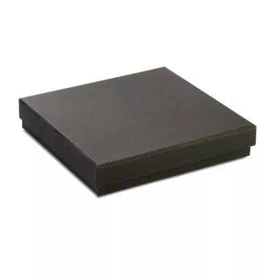 Zestaw portfel z PU, długopis i brelok ELEGANCI - Czarny (KC7109-03)