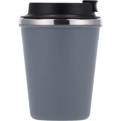 Kubek termiczny 350 ml z powłoką z recyklingu METODY - szary (8496207)