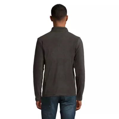 Bluza polarowa męska na zamek 220 g/m² Sol's NORMAN - Szarość Węgla Drzewnego (S02093-CR)