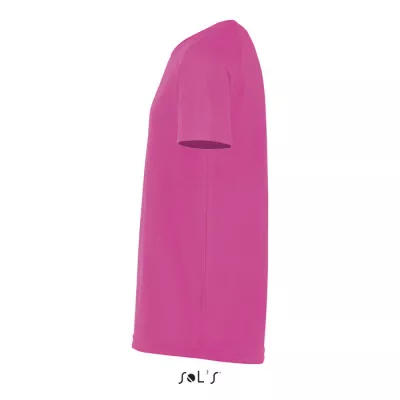Koszulka sportowa dziecięca 140 g/m² Sol's SPORTY KIDS - Neonowy Róż 2 (S01166-NP)