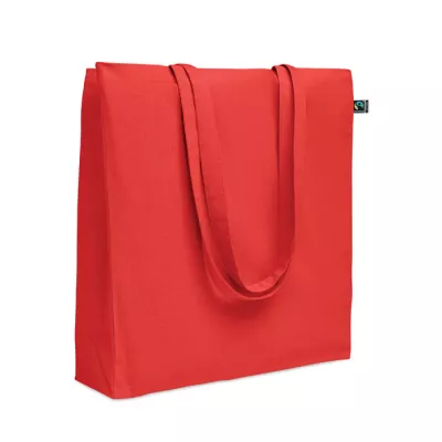 Torba Fairtrade z klinem 180 g/m² OSOLE++ COLOUR - Czerwony (MO2590-05)