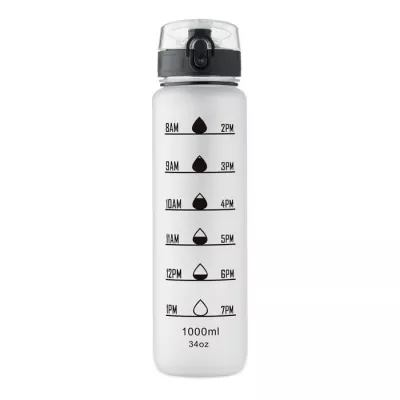 Butelka sportowa RPET 1000 ml ISFORDEN MARK - Przezroczysty Bialy (MO2672-26)