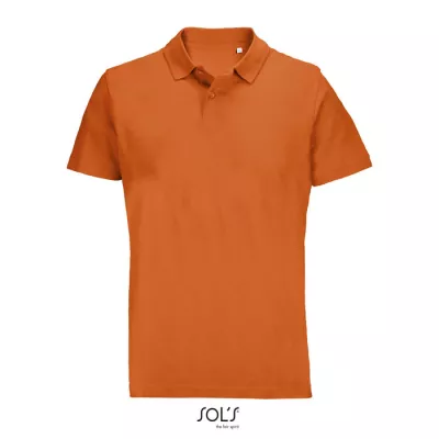 Koszulka polo unisex z czesanej bawełny Sol's PULSE - Pomaranczowy (S04502-OR)