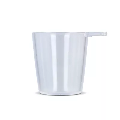 Kieliszek festiwalowy ze smyczą - biały transparentny (LT90870-N0401)