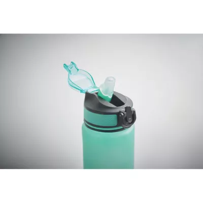 Butelka sportowa RPET 1000 ml ze słomką ACTIVATE - Turkusowy (MO2489-12)