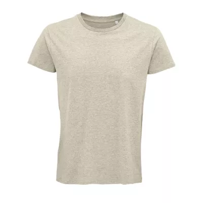 Koszulka męska organiczna 150 g/m² Sol's CRUSADER MEN - Heather Beige (S03582-HB)