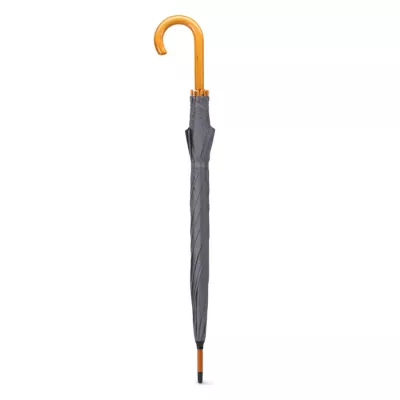 Parasol klasyczny 23" z drewnianym trzonem CALA - Szary (KC5132-07)