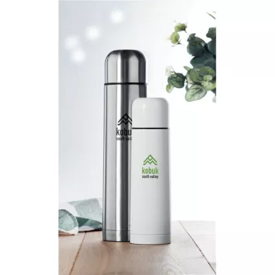 Termos stalowy dwuścienny 900 ml BIG CHAN - Srebrny Mat (MO9703-16)