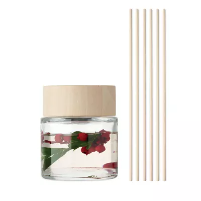 Dyfuzor zapachowy wanilia 100 ml z patyczkami MAGNOLIA - Przezroczysty (MO2703-22)