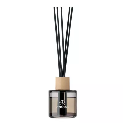 Dyfuzor zapachowy wanilia 50 ml z patyczkami KNOS - Czarny (MO2704-03)