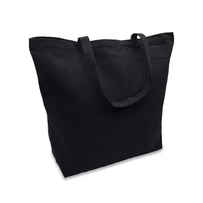 Torba z bawełny 340g/m2 Kinia - czarny (R08487.02)