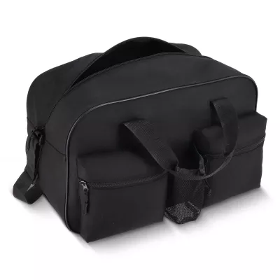 Torba sportowo-podróżna R-PET 600D 46 x 21 x 27,5 cm 25 l - czarny (LT95367-N0002)