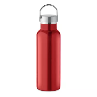 Butelka termiczna z recyklingu 500 ml FLORENCE - Czerwony (MO2107-05)