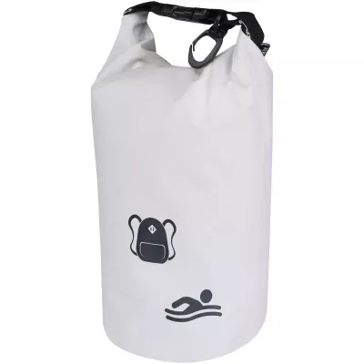 Camper - wodoodporny woreczek wykonany z materiałów z recyklingu, pojemność 1,5 litra - Biały (13014801)