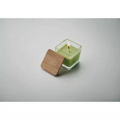 Świeca zapachowa z wosku roślinnego 50 g PILA - Limonka (MO2235-48)