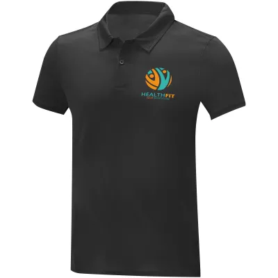 Deimos męska koszulka polo o luźnym kroju - Czarny (39094-BLACK)
