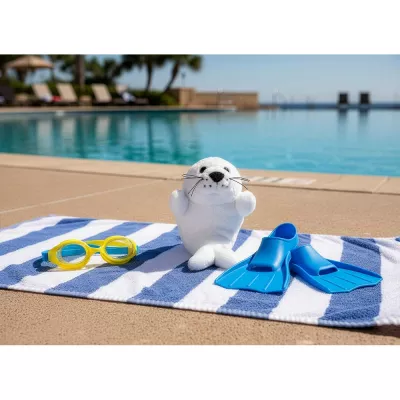 Pluszowa foka | Zeal - biały (HE846-02)