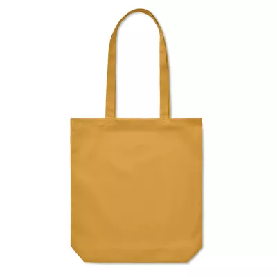 Torba bawełniana na zakupy 270 g/m² RASSA COLOURED - Ochre (MO6442-78)