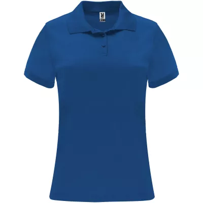 Damska sportowa koszulka polo z poliestru 150 g/m² ROLY MONZHA WOMAN 0410 - Błękit królewski (R0410-ROYAL)