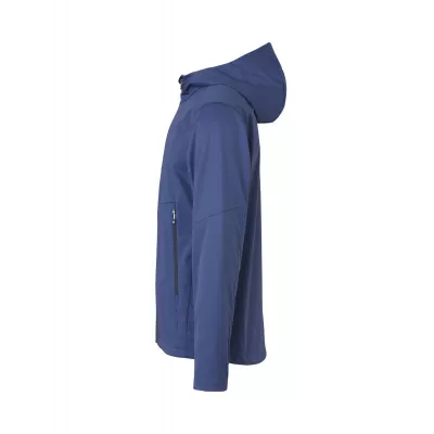 Kurtka ID softshell z kapturem/lekka 0836 185 g/m² - Stormy blue (0836-STORMY BLUE)