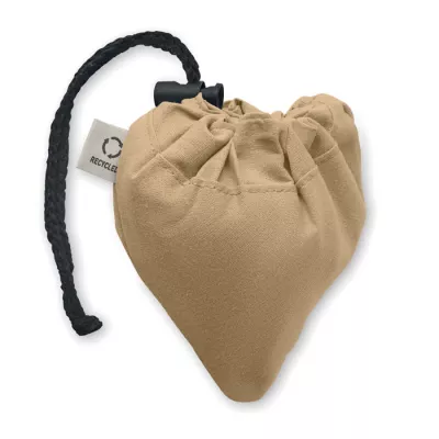 Torba składana z recyklingu 140 g/m² CARRIE COLOUR - Khaki (MO2487-39)