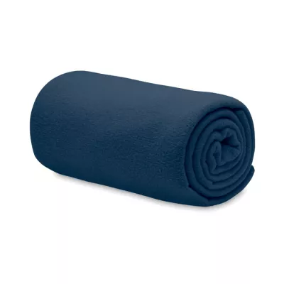 Koc polarowy RPET 120x150 cm 130 g/m² BOGDA - Niebieski (MO6805-04)