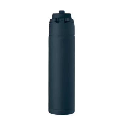 Butelka termiczna ze słomką 2 w 1 500 ml TOIEN TWO - Francuski Granat (MO2988-85)