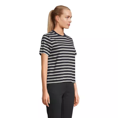 Koszulka damska organiczna Sol's LEGEND WOMEN - Navy|Off White (S04776-BH)
