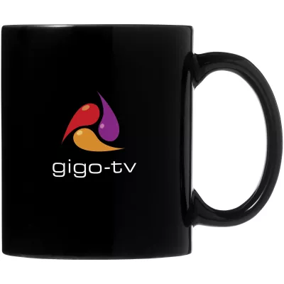 Kubek ceramiczny Santos - Czarny (10037800)