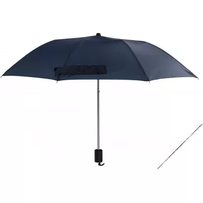 Parasol manualny Ø81 cm LILLE - granatowy (518844)