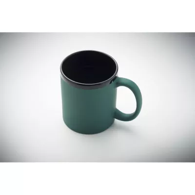 Kubek ceramiczny soft touch 300 ml RUBY - Ciemnozielony (MO2719-60)