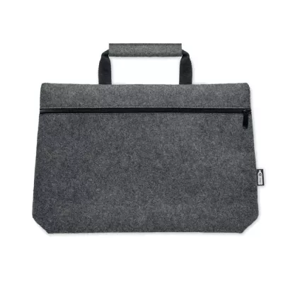 Torba na laptopa 15" z filcu RPET TAPLA - Kamienny Szary (MO6718-15)