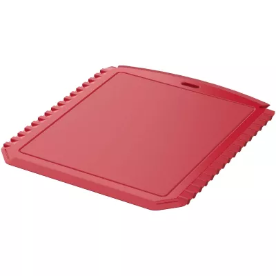 Thrym prostokątna skrobaczka do lodu wykonana z tworzyw sztucznych pochodzących z recyklingu - Czerwony (22050221)