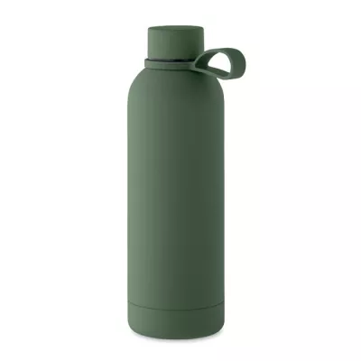 Butelka termiczna ze stali z recyklingu 500 ml EMERALD - Ciemnozielony (MO2315-60)