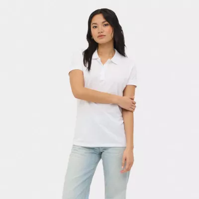Polo damskie piqué 180 g/m² Sol's PERFECT WOMEN - Bialy (S11347-WH)