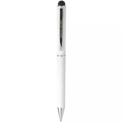 Długopis metalowy touch pen soft touch CLAUDIE Pierre Cardin - biały (B0102000IP306)