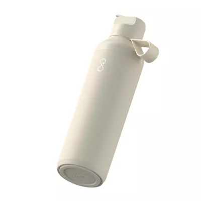 Bidon Ocean Bottle Peak GO 710 ml z recyklingowanej stali nierdzewnej - Sandstone (10094006)