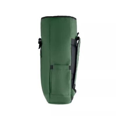 Plecak rolltop na laptop RPET 600D BANGKOK ROLL - Ciemnozielony (MO2643-60)