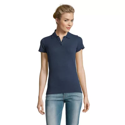 Polo damskie piqué 180 g/m² Sol's PERFECT WOMEN - Melanż Denim (S11347-HD)