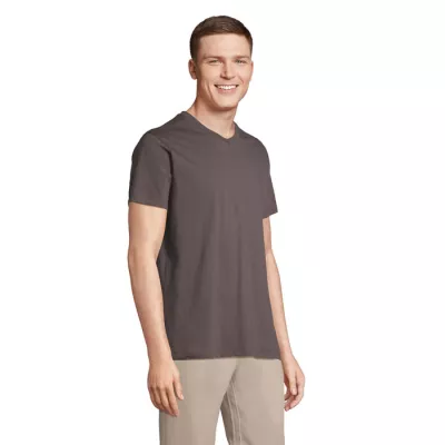 Koszulka unisex z dekoltem w serek Sol's REGENT V - Ciemny Szary (S04765-DG)