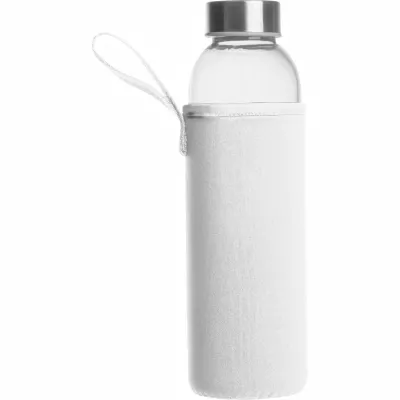 Butelka reklamowa szklana Klagenfurt 500 ml - biały (084206)