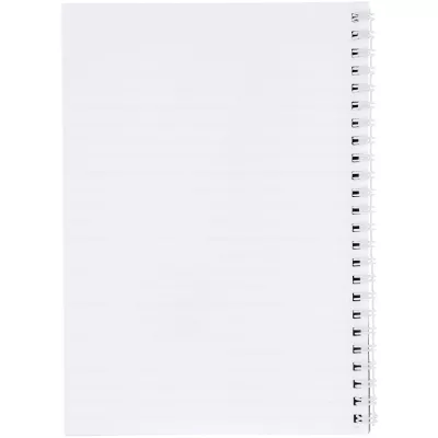 Notatnik Desk-Mate® w formacie A4 z okładką wykonaną z syntetycznego materiału. - Biały (21270000)