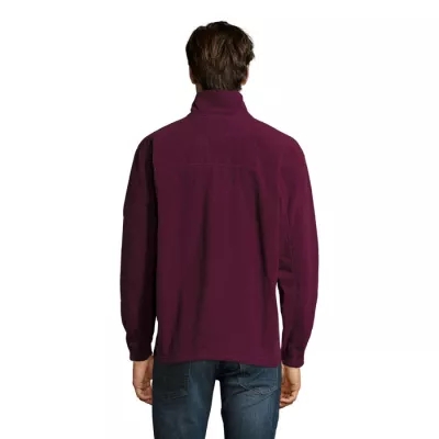 Bluza polarowa męska rozpinana 300 g/m² Sol's NORTH - Burgundy (S55000-BG)
