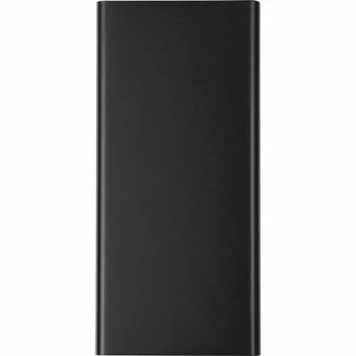Power bank 10000 mAh z aluminium z recyklingu GIORGIA - czarny (3450303)