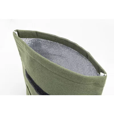 Rekan Cool torba termiczna z recyklingowanego płótna - zielony (AP800122-07)